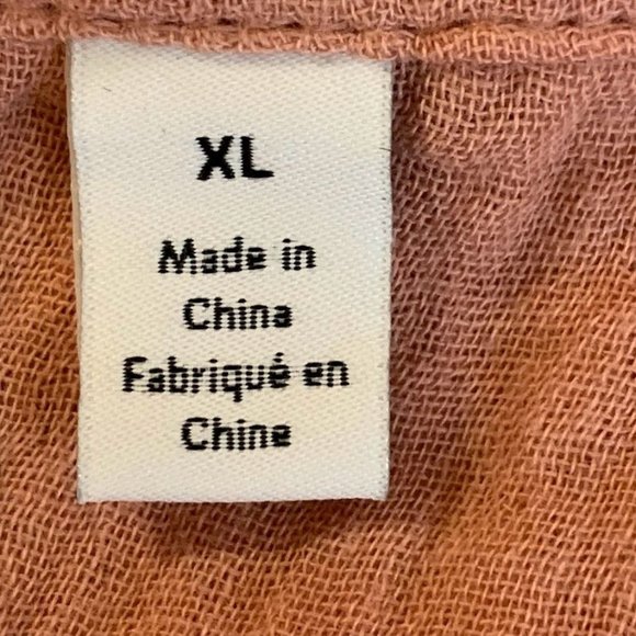 Nordstrom Women's Gauze Cotton Collared Half Sleeve Maxi Dress Size XL - Picture 9 of 13